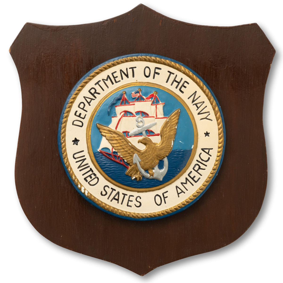 Navy Wall Plaque
