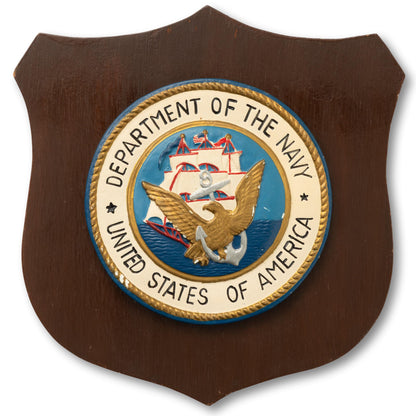 Navy Wall Plaque