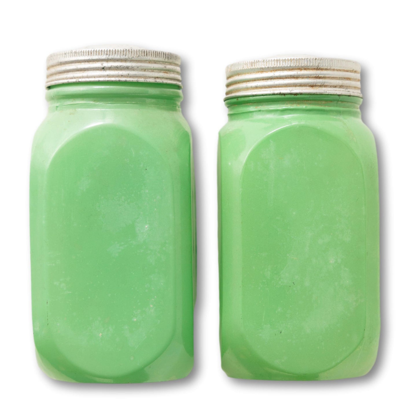 Large Jadeite Salt & Peppers