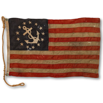 Amazing Yacht Ensign w/Rope
