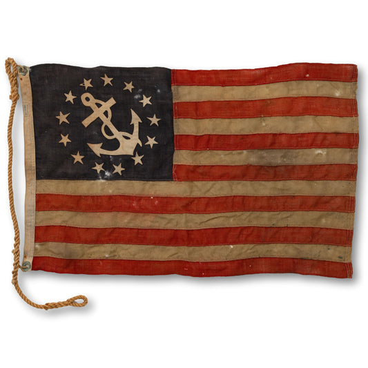 Amazing Yacht Ensign w/Rope