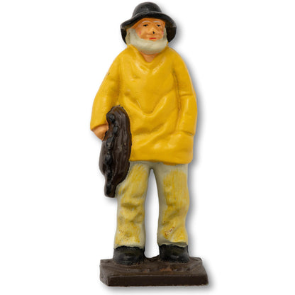 Large Cast Iron Gloucester Fisherman