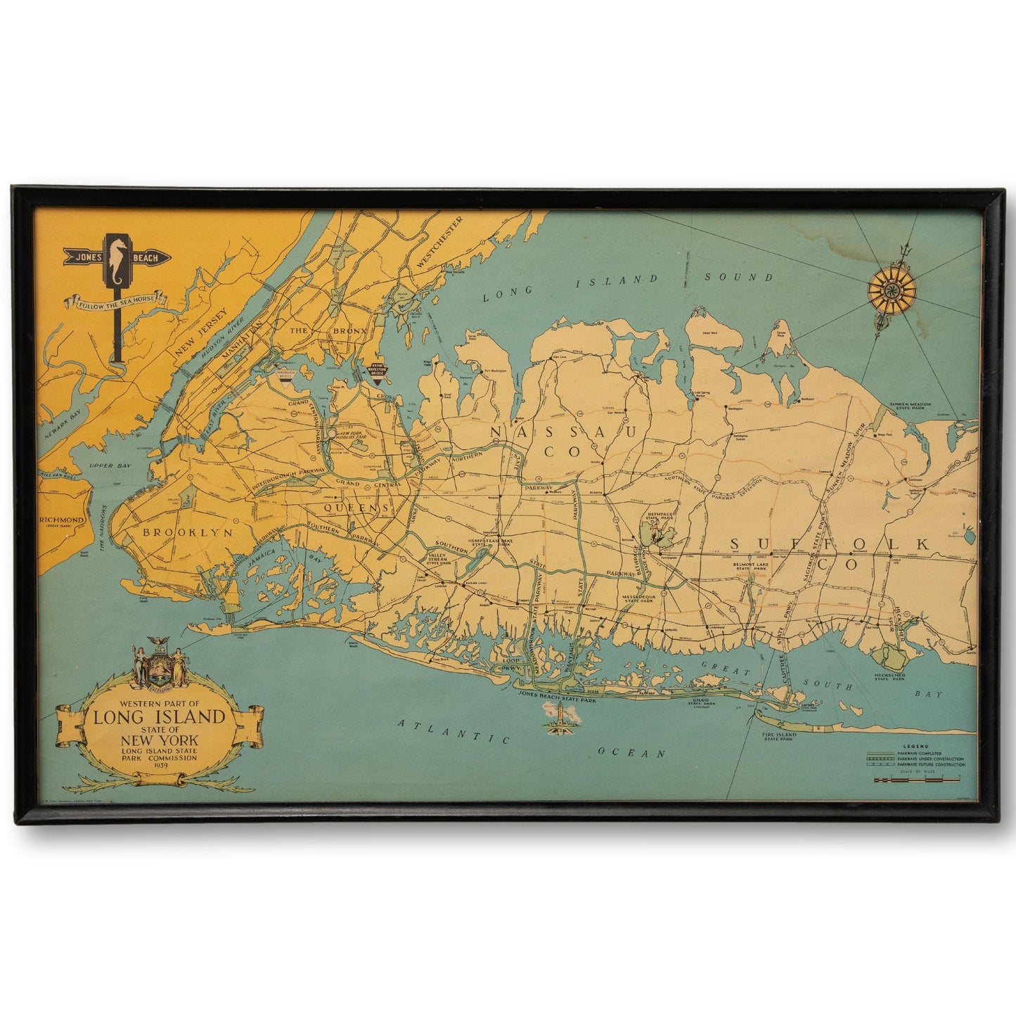 1939 Map of Long Island