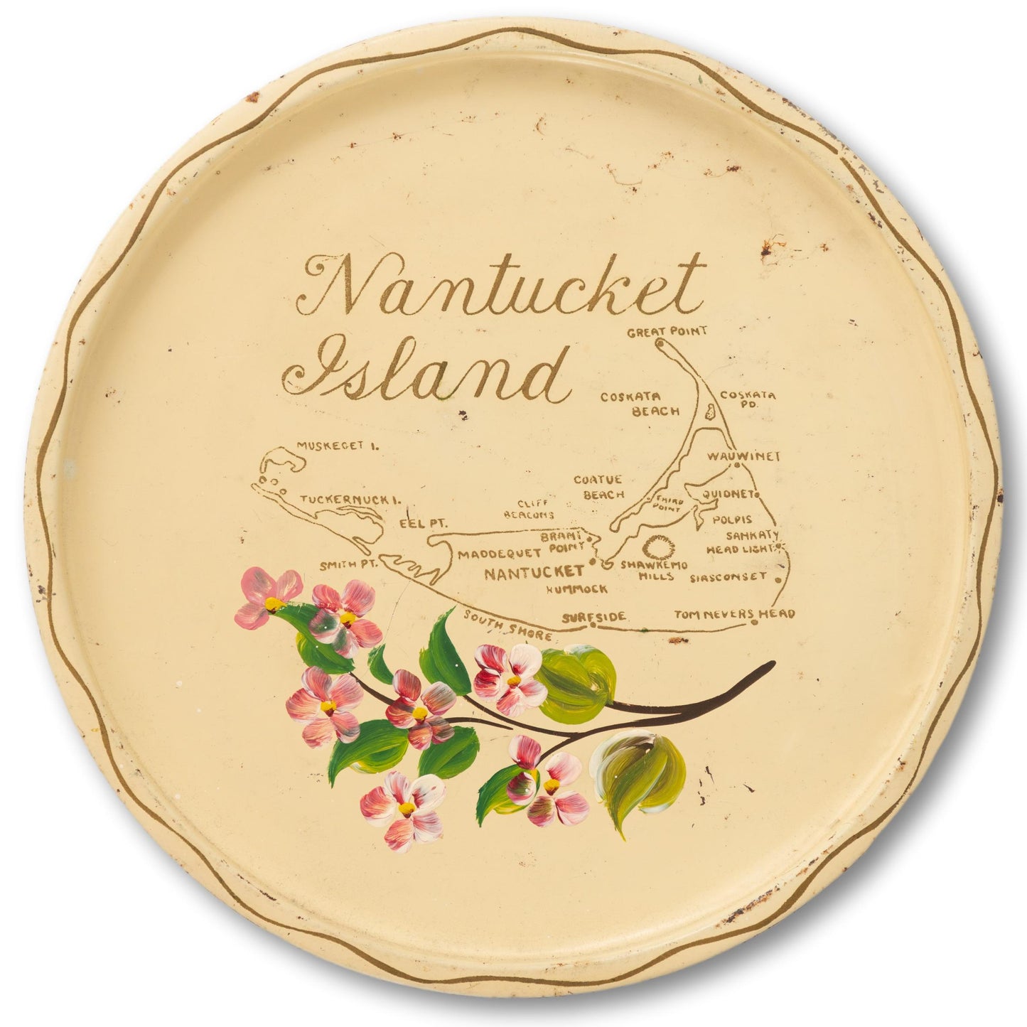 Hand-Painted Nantucket Tray