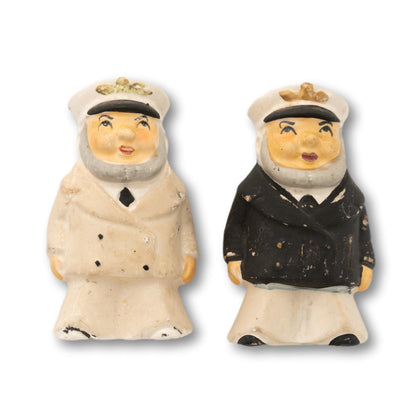 Sea Captain Salt & Pepper Shakers