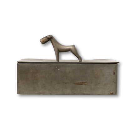 Pewter Dog Cigarette / Stash Box