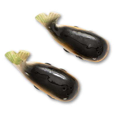 Whale Salt and Pepper Shakers