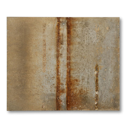 Hand-Painted Metal Sign