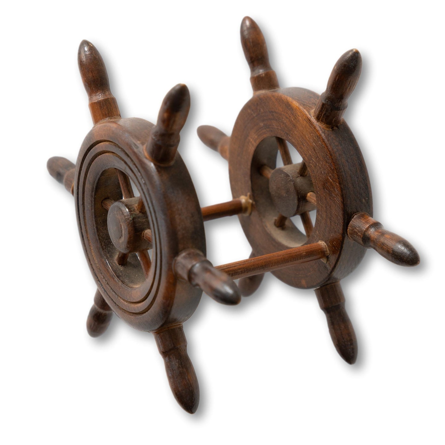 Wood Ships Wheel Napkin Holder