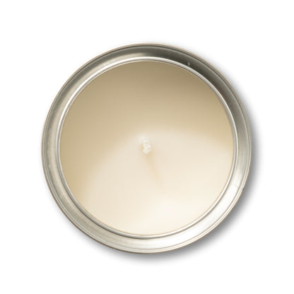 Seacraft "Holiday Pine" Oyster Tin Candle, Green & Red