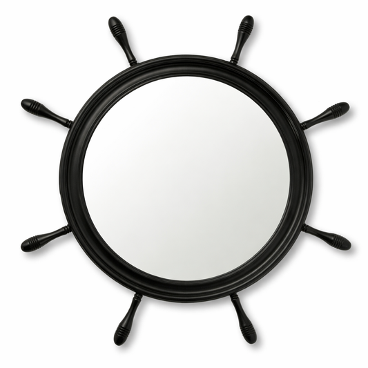 Ships Wheel Mirror