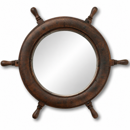 Ship's Wheel Mirror