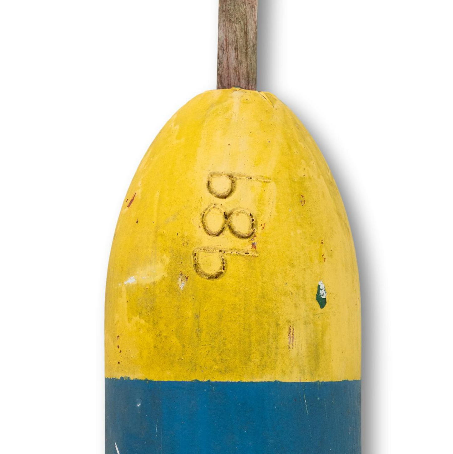 Blue & Yellow Lobster Buoy