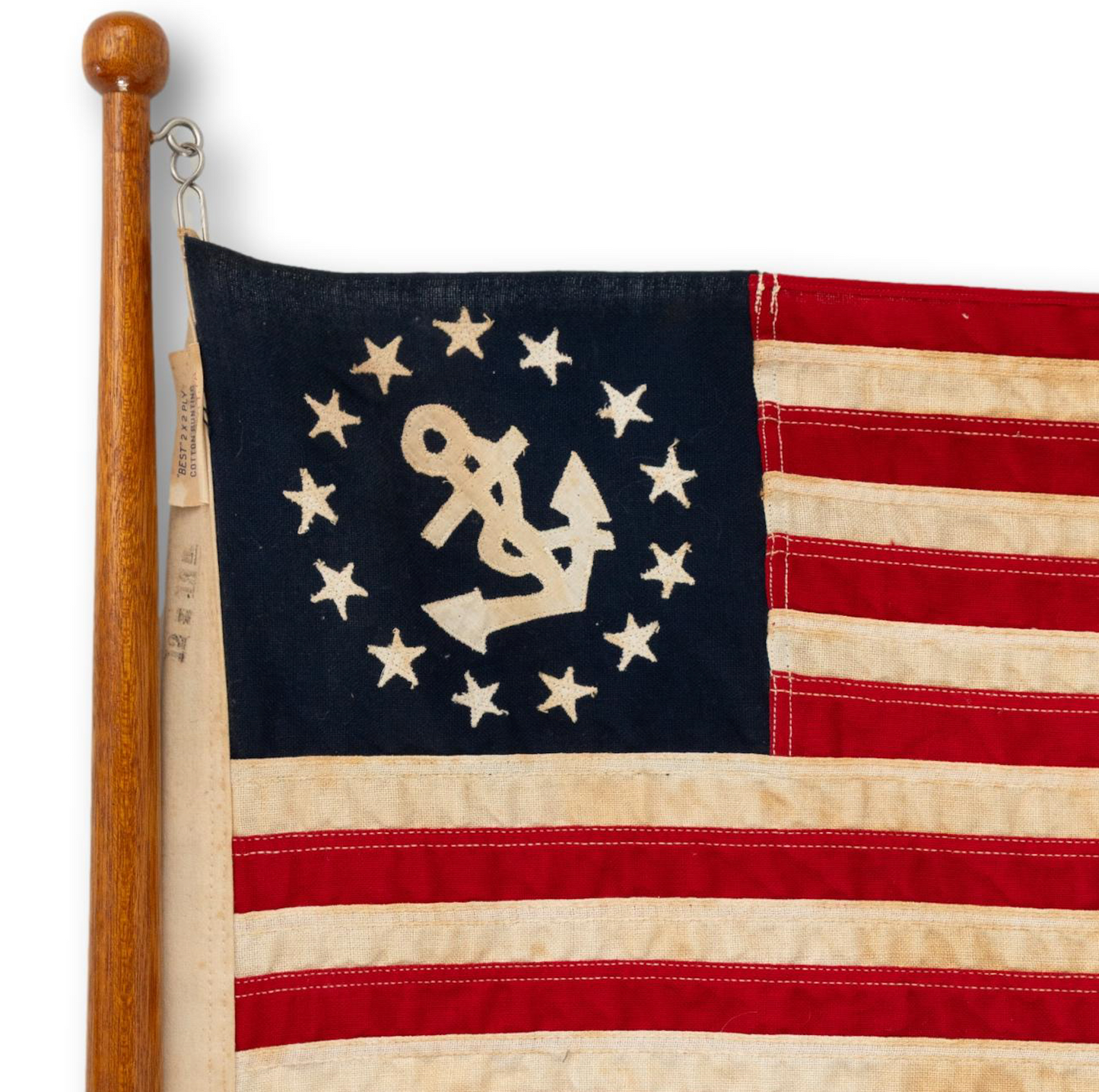 Applique Yacht Ensign on Pole