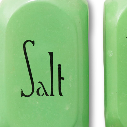 Large Jadeite Salt & Peppers