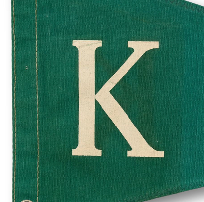"K" Monogram Flag