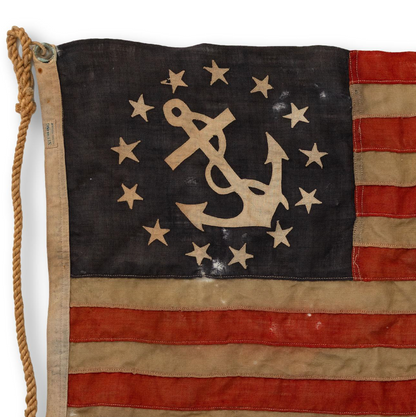 Amazing Yacht Ensign w/Rope