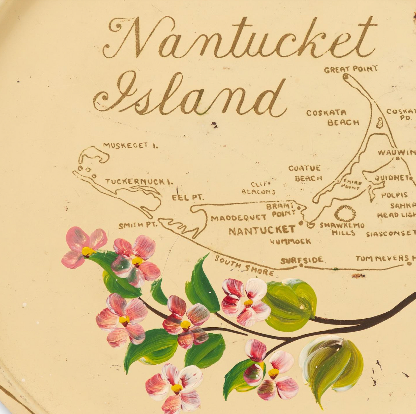 Hand-Painted Nantucket Tray