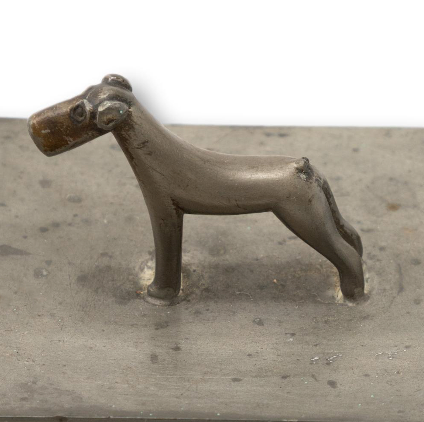 Pewter Dog Cigarette / Stash Box