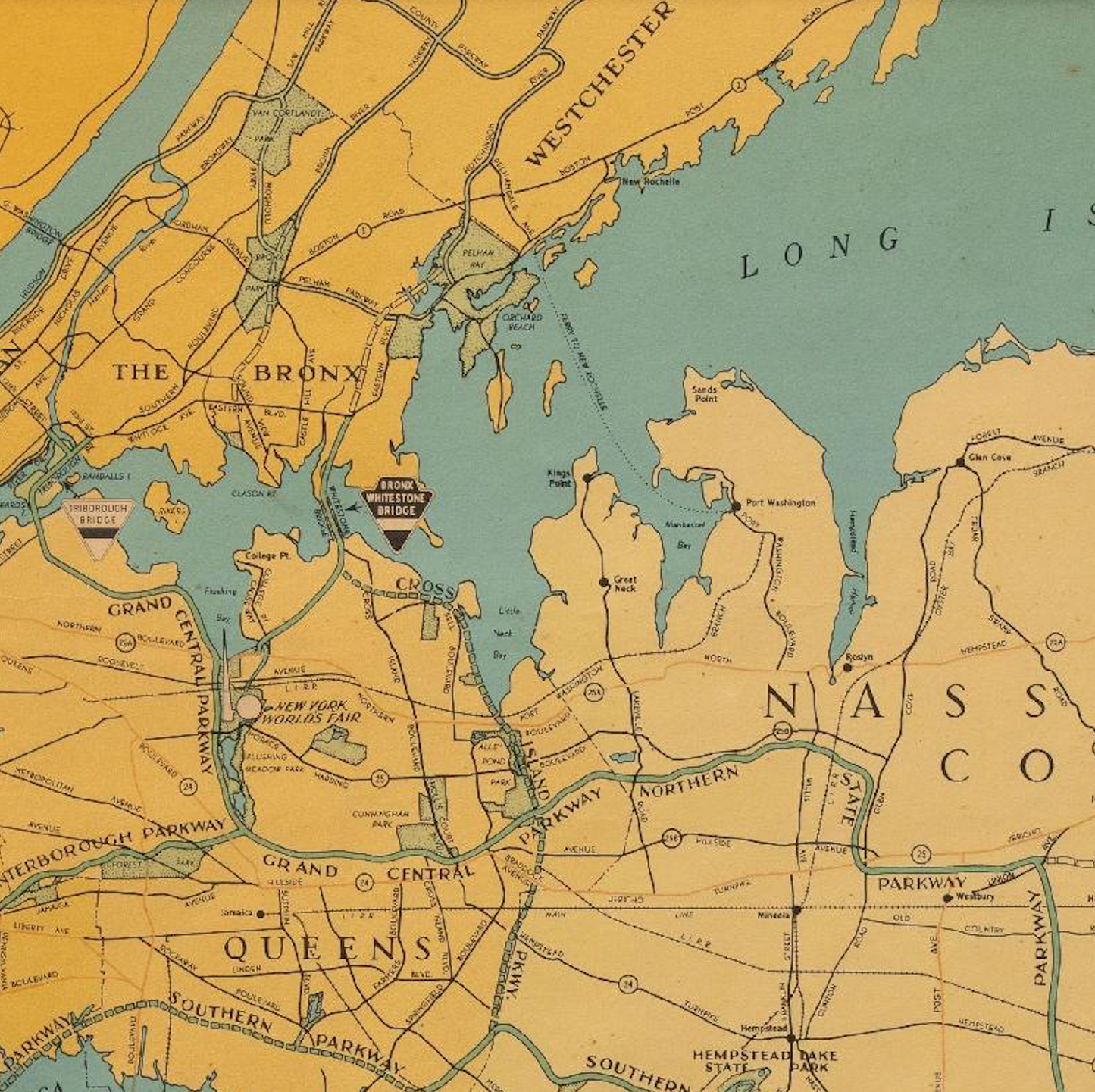 1939 Map of Long Island