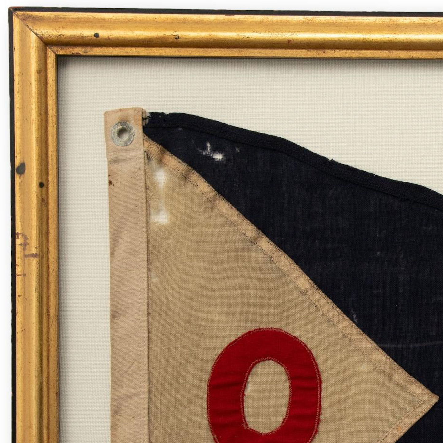 Framed "O" Monogram Flag