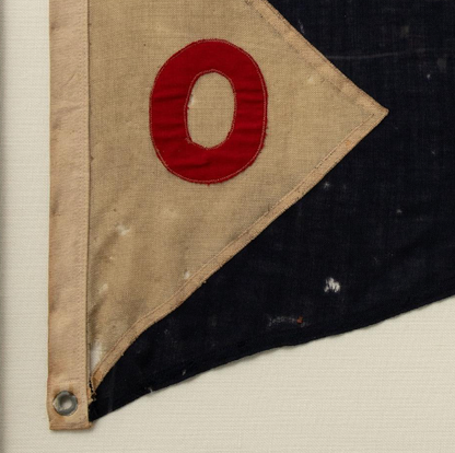 Framed "O" Monogram Flag