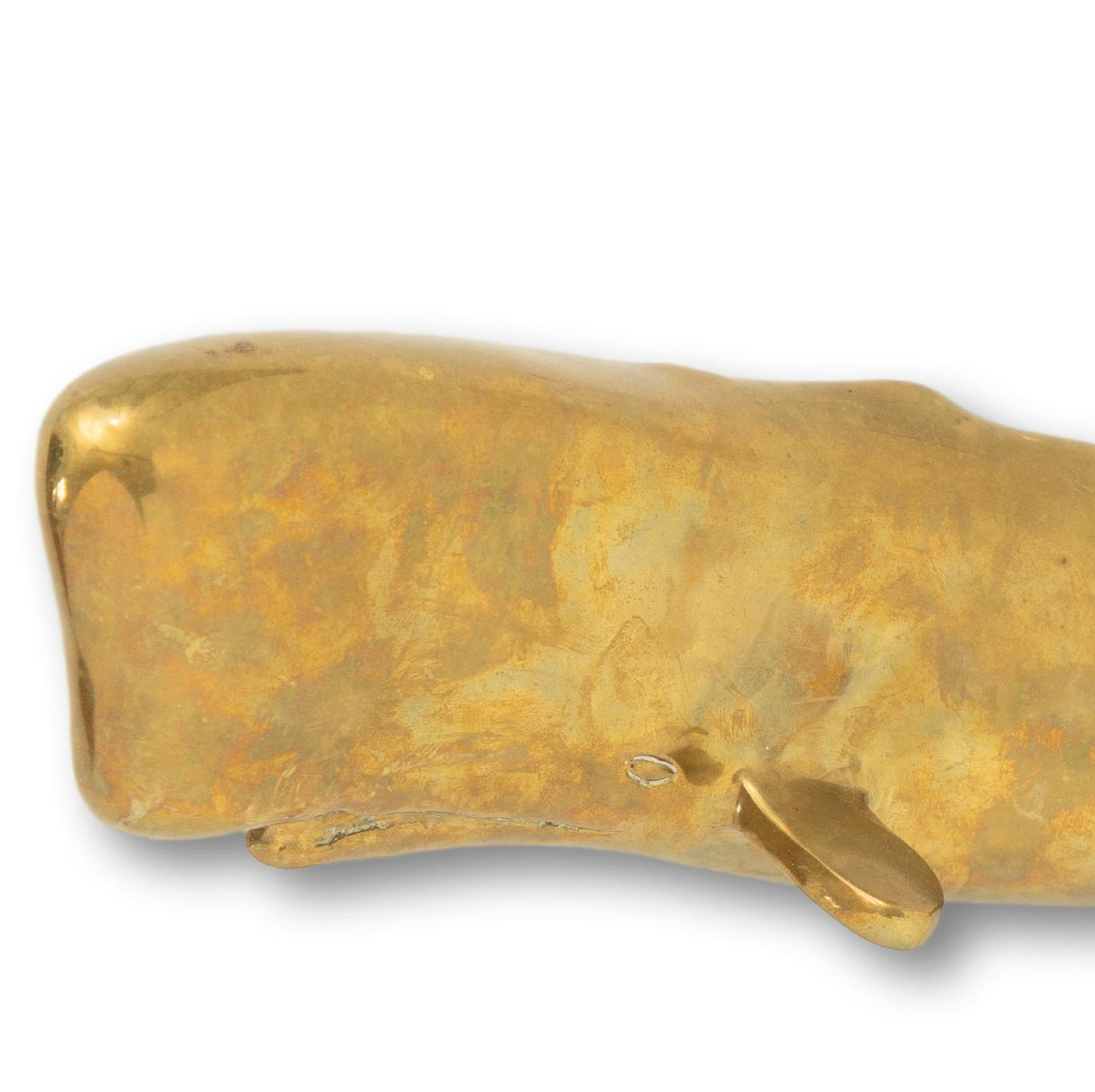 XL Brass Sperm Whale