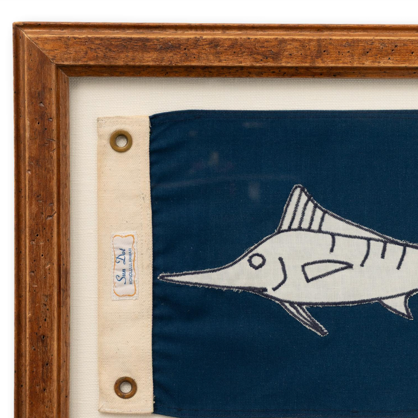 Medium Framed Marlin Flag