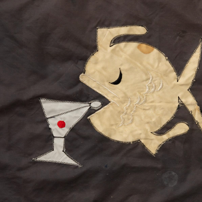 "Drink Like A Fish" Happy Hour Flag