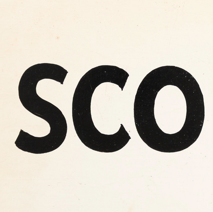 1960s SCOUT Sign