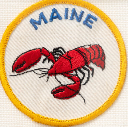 Framed Maine Patch