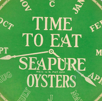 SEAPURE Oysters Sign