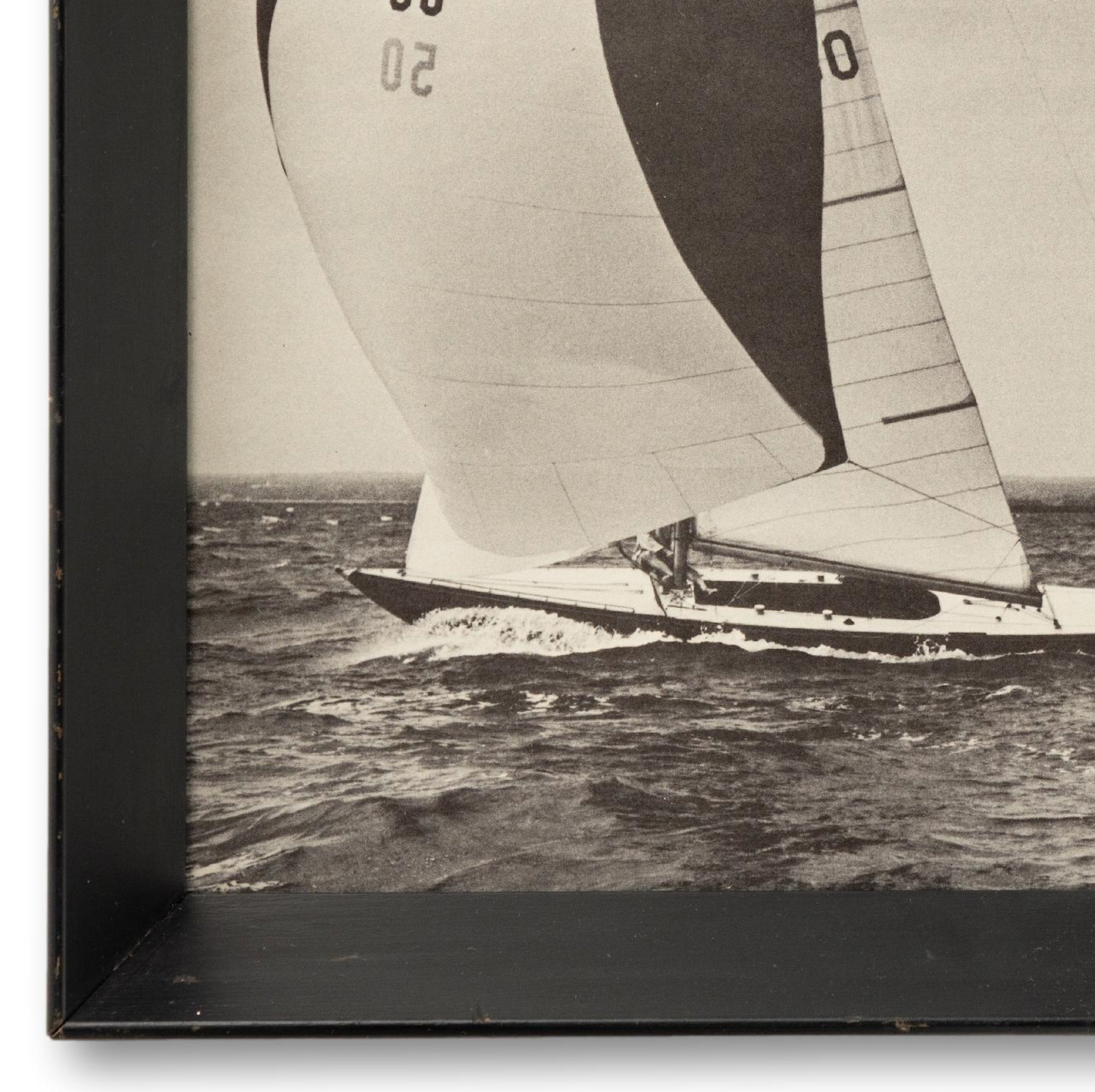 Framed Racing Yacht