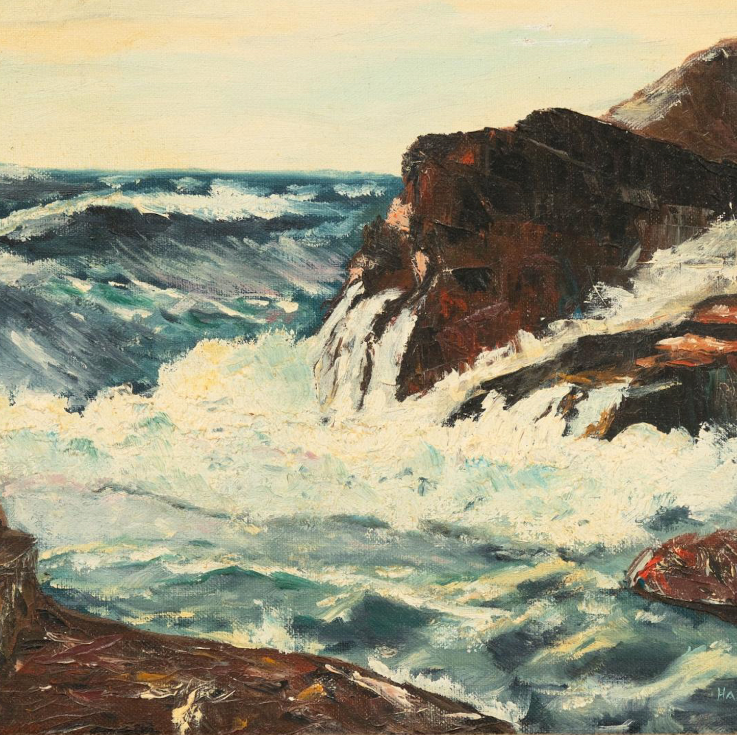 1970s Seascape