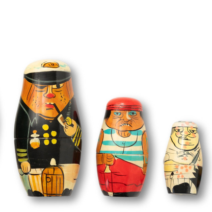 Sea Captain Nesting Dolls