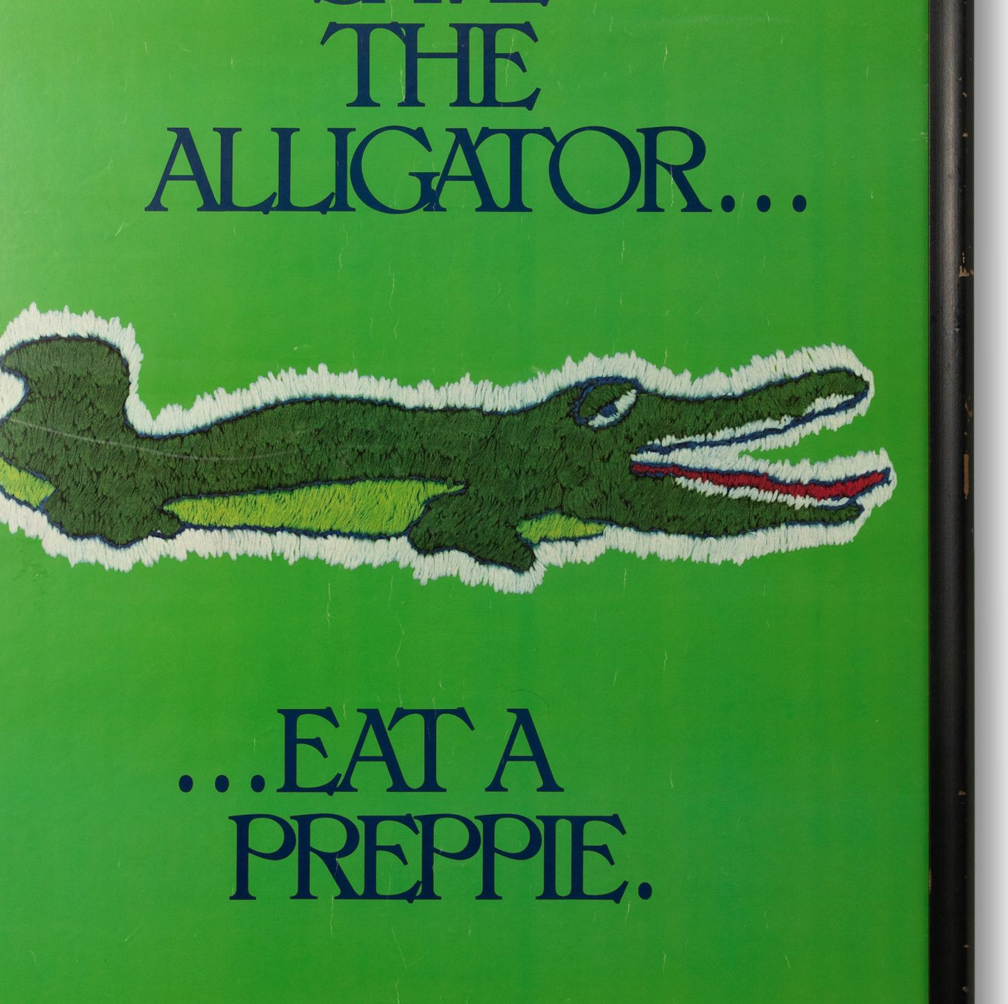 Full-Size 80s "Eat A Preppie" Poster