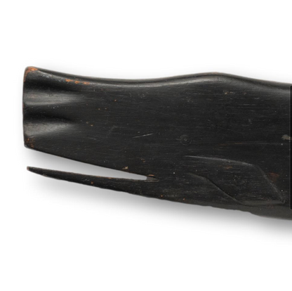 12" Signed Wood Whale