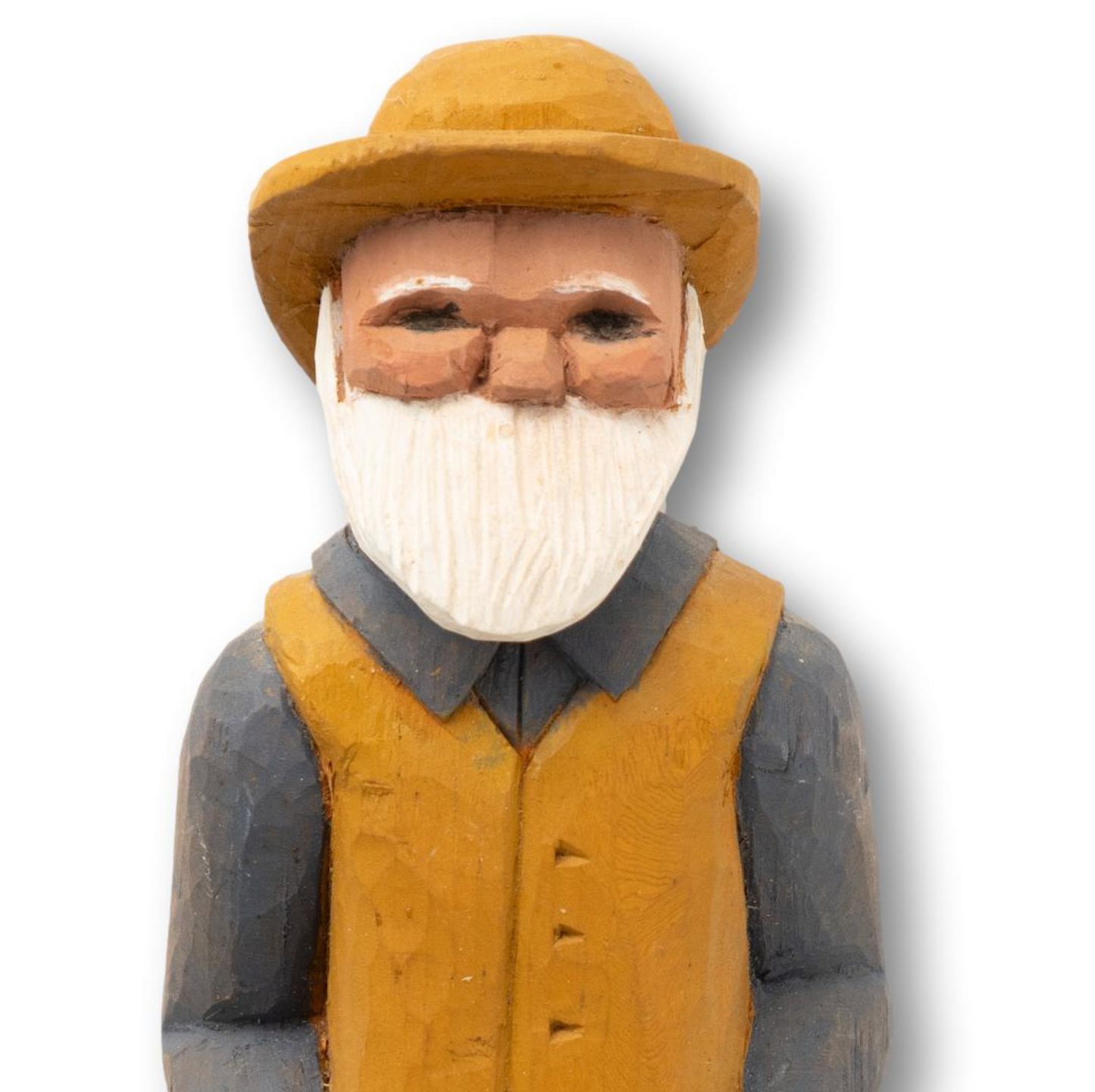 Carved Folk Fisherman