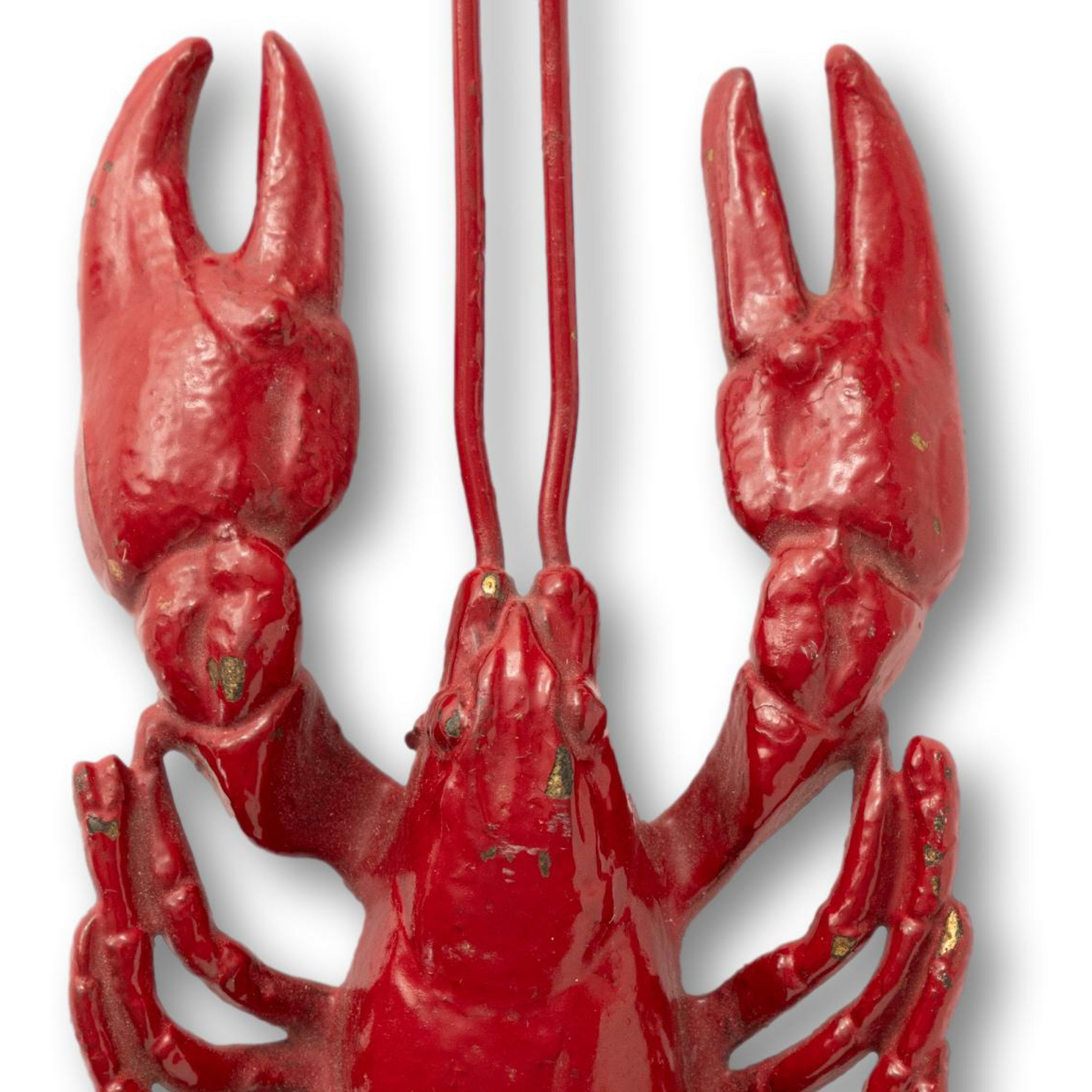 Heavy Painted Brass Lobster