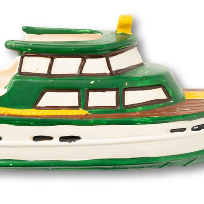 Hand-Painted Boat Planter