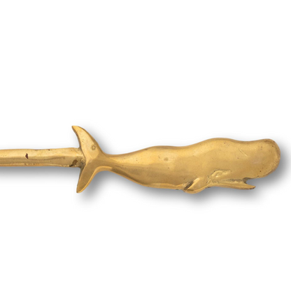 Big Brass Whale Letter Opener