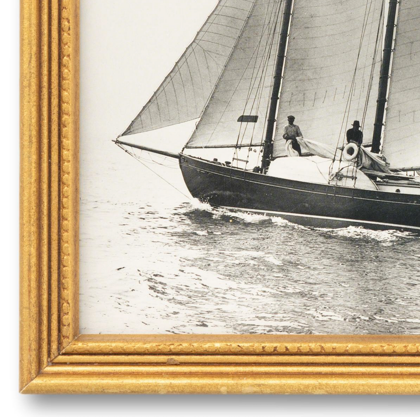 B&W Sailing Yacht Photo