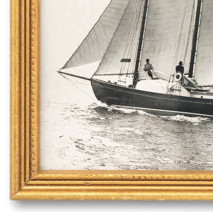 B&W Sailing Yacht Photo
