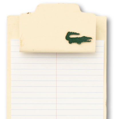Preppy Alligator Clipboard