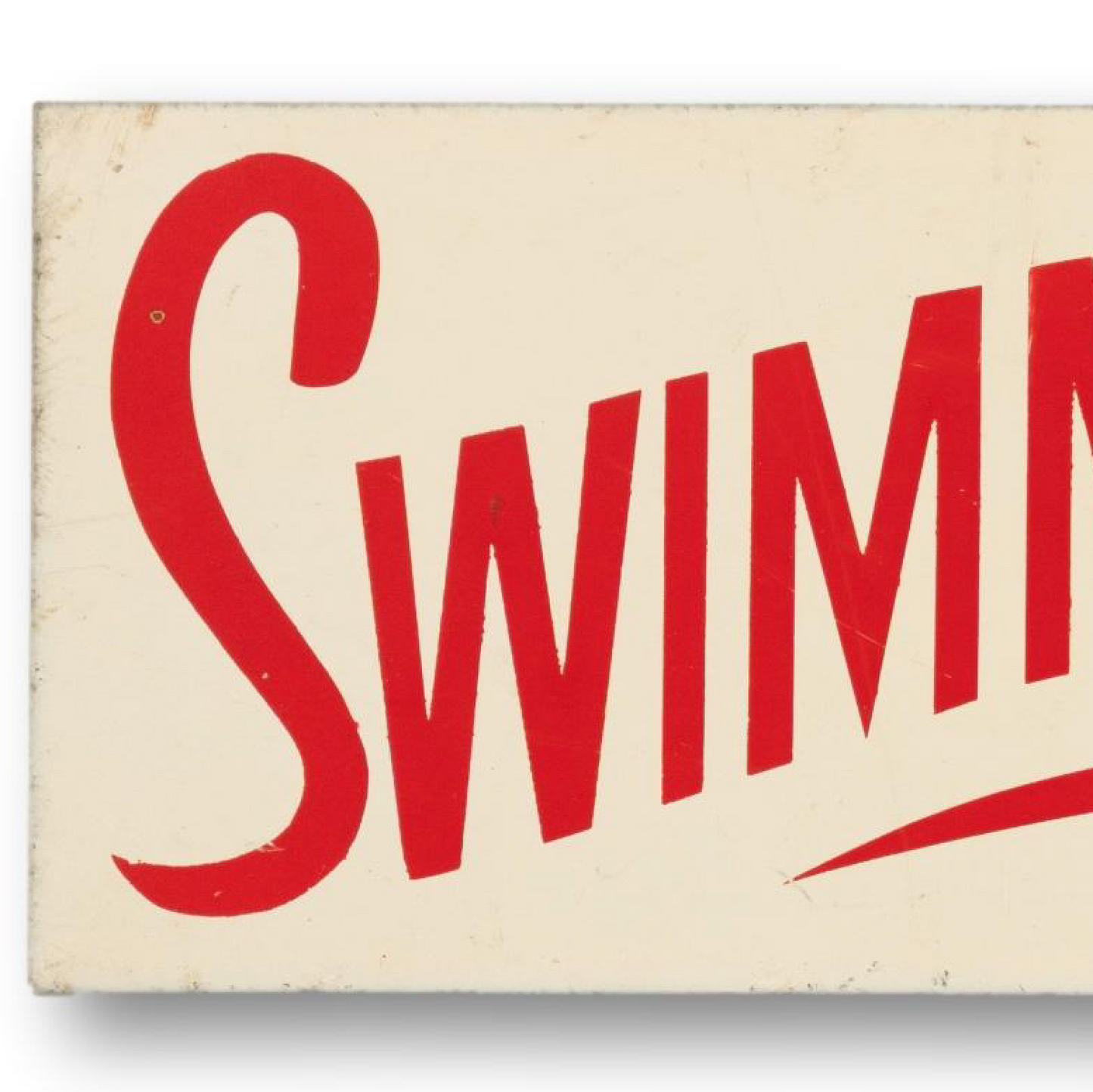"Swimming Pool" Sign