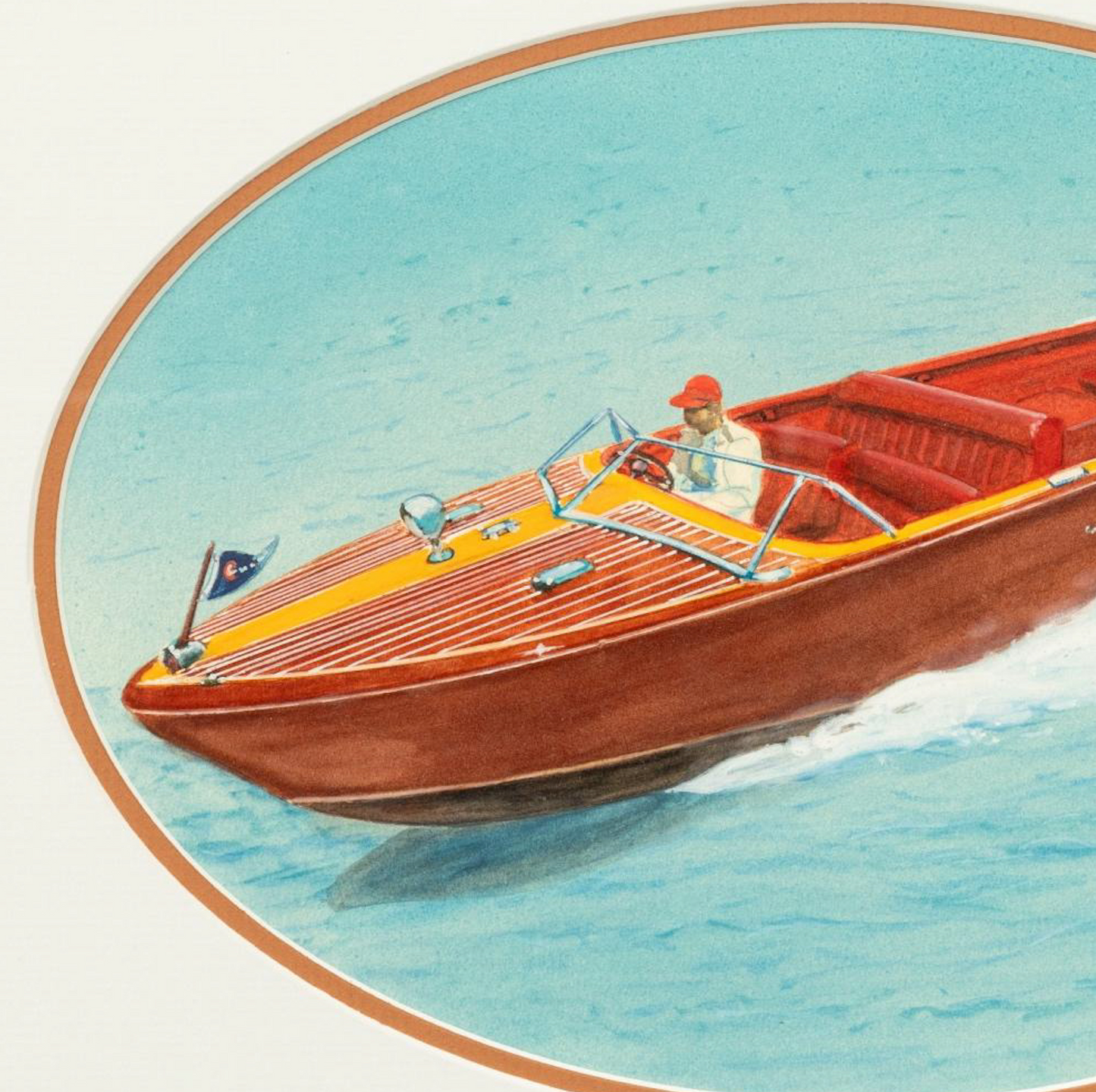 Sport Yacht Original Painting