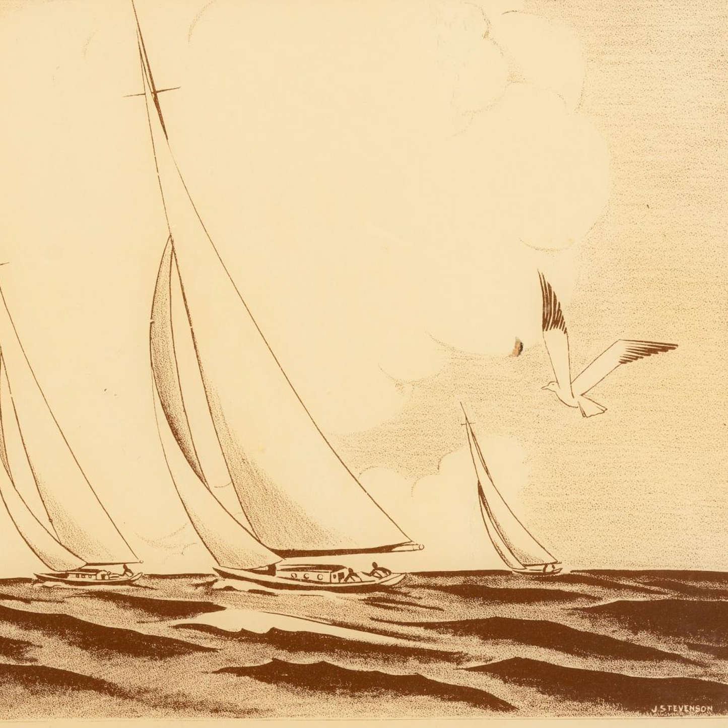 Sailing Serving Tray