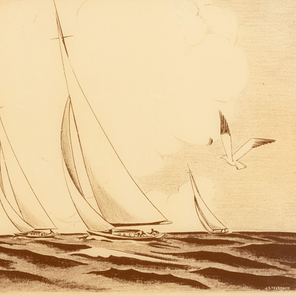 Sailing Serving Tray