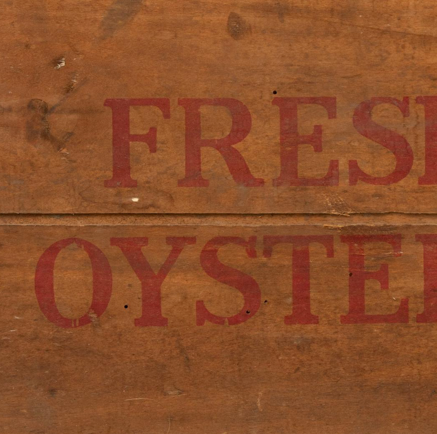 Fresh Oysters Crate