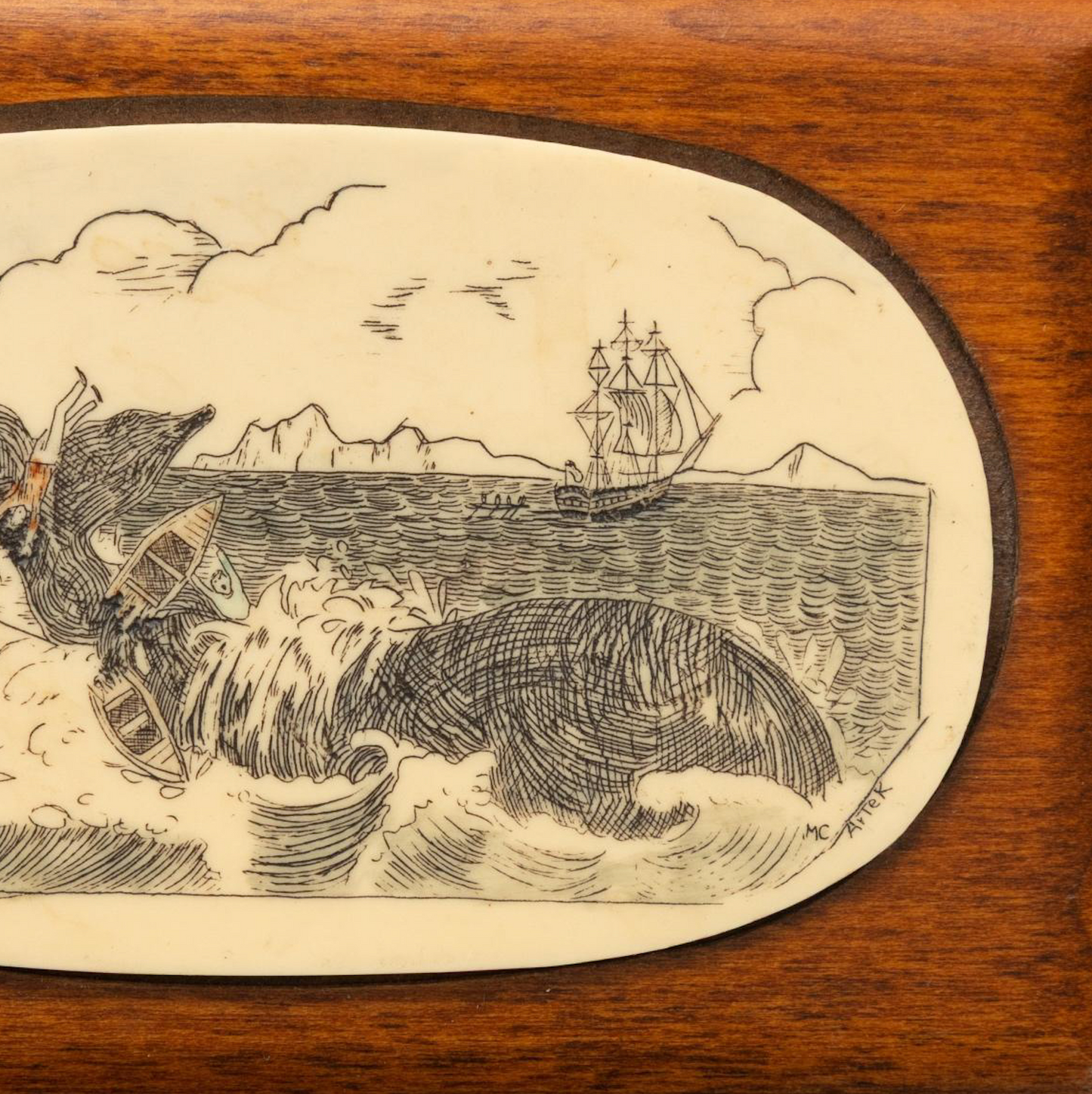 Small Scrimshaw Box